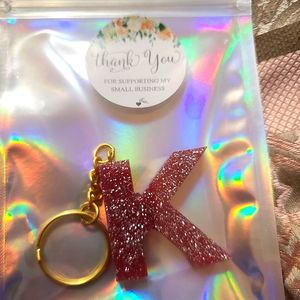 Resin k keychain
